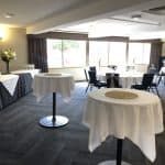 Private function room set-up for cocktail style party at Adelaide Royal Coach Hotel